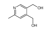 [5-(hydroxymethyl)-2-methylpyridin-4-yl]methanol结构式