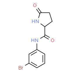 N-(3-bromophenyl)-5-oxopyrrolidine-2-carboxamide Structure