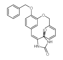 2,4-Imidazolidinedione,5-[[3,4-bis(phenylmethoxy)phenyl]methylene]- structure