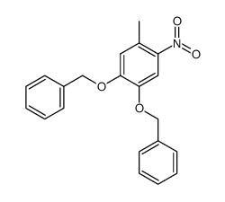 3,4-bis(benzyloxy)-6-nitrotoluene Structure