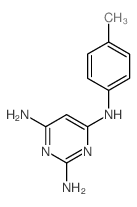N4-(4-methylphenyl)pyrimidine-2,4,6-triamine Structure