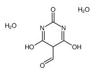 2,4,6-trioxo-1,3-diazinane-5-carbaldehyde,dihydrate结构式