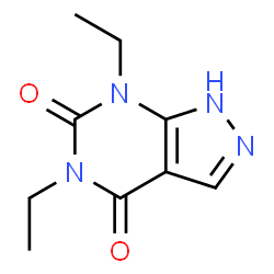 1H-Pyrazolo[3,4-d]pyrimidine-4,6(5H,7H)-dione,5,7-diethyl-(9CI) picture