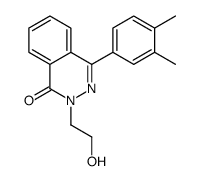 4-(3,4-dimethylphenyl)-2-(2-hydroxyethyl)phthalazin-1-one Structure