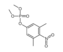 Phosphoric acid 3,5-dimethyl-4-nitrophenyldimethyl ester结构式