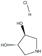 反式-3,4-二羟基吡咯烷盐酸盐结构式