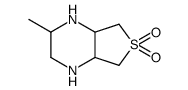 3-methyl-1,2,3,4,4a,5,7,7a-octahydrothieno[3,4-b]pyrazine 6,6-dioxide结构式