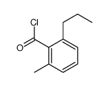 Benzoyl chloride, 2-methyl-6-propyl- (9CI) structure