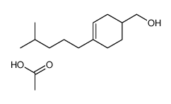 acetic acid,[4-(4-methylpentyl)cyclohex-3-en-1-yl]methanol Structure