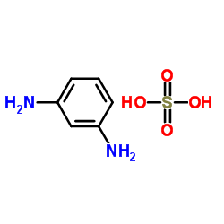 1,3-Benzenediamine sulfate (1:1) Structure