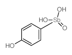 (4-hydroxyphenyl)stibonic acid结构式