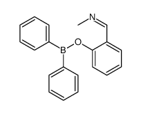 1-(2-diphenylboranyloxyphenyl)-N-methylmethanimine Structure