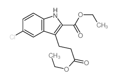 ethyl 5-chloro-3-(2-ethoxycarbonylethyl)-1H-indole-2-carboxylate图片