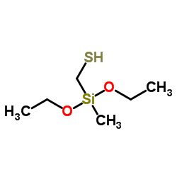 [Diethoxy(methyl)silyl]methanethiol structure