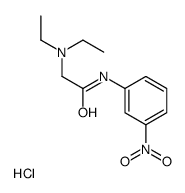 2-(diethylamino)-N-(3-nitrophenyl)acetamide,hydrochloride结构式