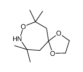 7,7,10,10-tetramethyl-1,4,9-trioxa-8-azaspiro[4.6]undecane结构式