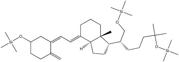 [[(5Z,7E)-9,10-Secocholesta-5,7,10(19)-triene-3β,21,25-triyl]tris(oxy)]tris(trimethylsilane) picture