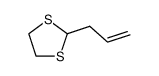 2-prop-2-enyl-1,3-dithiolane结构式