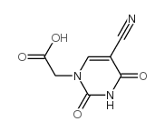 2-[5-氰基-2,4-二氧代-3,4-二氢-(2H-)嘧啶-1-基]乙酸图片