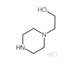 1-Piperazineethanol,hydrochloride (1:2) Structure