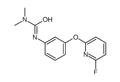 3-[3-(6-fluoropyridin-2-yl)oxyphenyl]-1,1-dimethylurea结构式