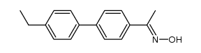 1-(4'-ethyl-biphenyl-4-yl)-ethanone oxime Structure