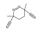 3,6-dimethyl-4,5-dihydropyridazine-3,6-dicarbonitrile Structure