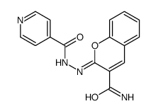 N-[(3-carbamoylchromen-2-ylidene)amino]pyridine-4-carboxamide picture