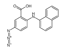 5-azido-2-(naphthalen-1-ylamino)benzoic acid Structure