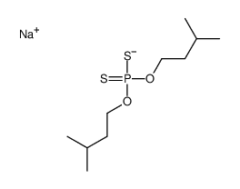 Sodium O,O'-diisopentyl dithiophosphate Structure