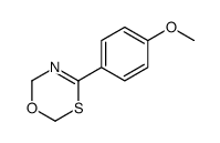 4-(4-methoxyphenyl)-6H-1,3,5-oxathiazine Structure