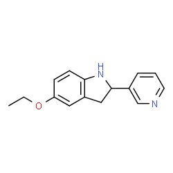 1H-Indole,5-ethoxy-2,3-dihydro-2-(3-pyridinyl)-(9CI)结构式