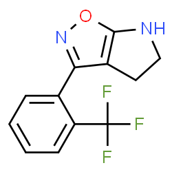 4H-Pyrrolo[3,2-d]isoxazole,5,6-dihydro-3-[2-(trifluoromethyl)phenyl]-(9CI)结构式