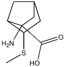 Bicyclo[2.2.1]heptane-2-carboxylic acid, 2-amino-6-(methylthio)-, radical ion(1+), (1R,2R,4S,6R)- picture