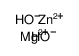 magnesium,zinc,tetrahydroxide Structure