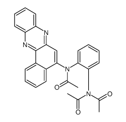 N-benzo[a]phenazin-5-yl-N-[2-(diacetylamino)phenyl]acetamide Structure