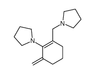 1-[(3-methylidene-2-pyrrolidin-1-ylcyclohexen-1-yl)methyl]pyrrolidine结构式