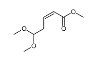 methyl 5,5-dimethoxypent-2-enoate结构式