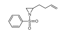 1-(benzenesulfonyl)-2-but-3-enylaziridine Structure