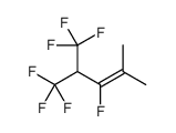 3,5,5,5-tetrafluoro-2-methyl-4-(trifluoromethyl)pent-2-ene结构式