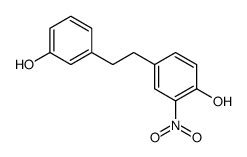 4-[2-(3-hydroxyphenyl)ethyl]-2-nitrophenol结构式