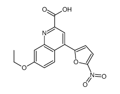 7-ethoxy-4-(5-nitrofuran-2-yl)quinoline-2-carboxylic acid Structure