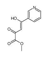 methyl 4-hydroxy-2-oxo-4-pyridin-3-ylbut-3-enoate结构式