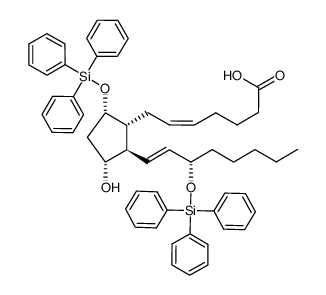 PGF2α 9,15-bis(triphenylsilyl ether)结构式