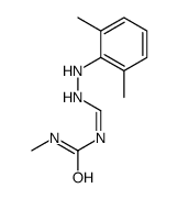 1-[[2-(2,6-dimethylphenyl)hydrazinyl]methylidene]-3-methylurea Structure