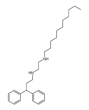 N'-(3,3-diphenylpropyl)-N-undecylethane-1,2-diamine结构式