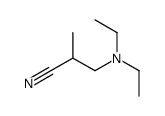beta-(Diethylamino)isobutyronitrile Structure