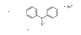 diphenyl(trimethylstannylsulfanyl)phosphane结构式
