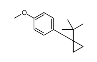 Benzene,1-[1-(1,1-dimethylethyl)cyclopropyl]-4-methoxy- Structure
