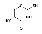 2,3-dihydroxypropyl carbamodithioate结构式